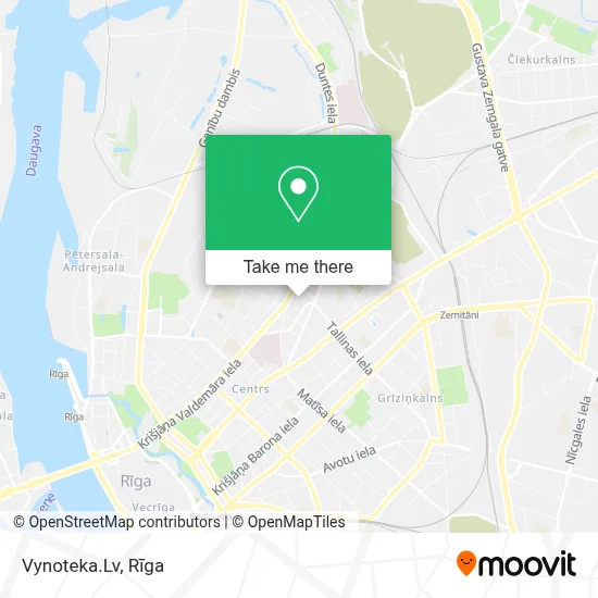 Vynoteka.Lv map