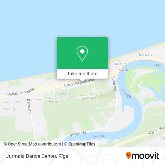 Jurmala Dance Center map