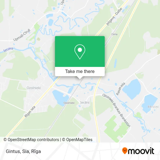 Gintus, Sia map
