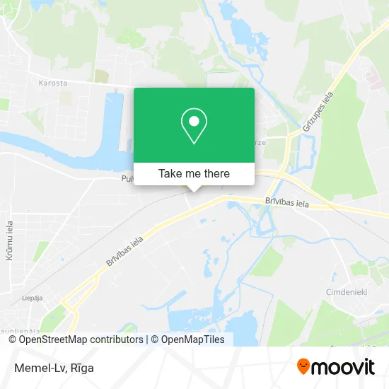 Memel-Lv map