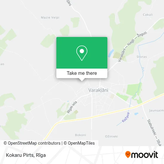 Kokaru Pirts map