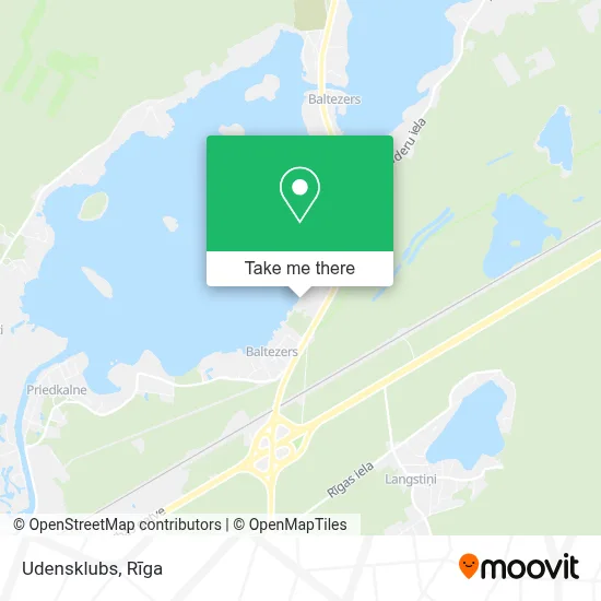 Udensklubs map