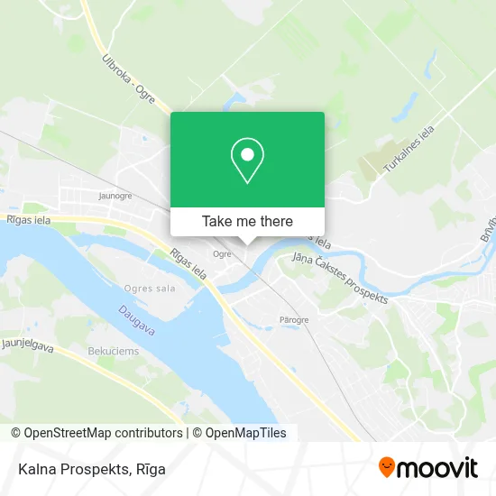 Kalna Prospekts map
