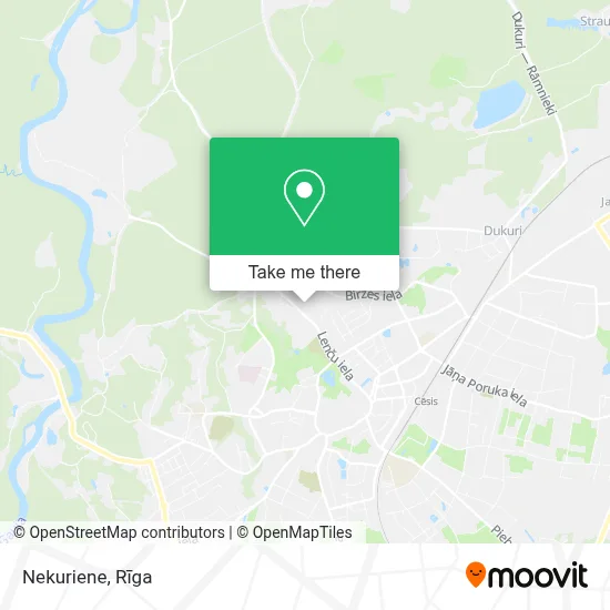 Nekuriene map