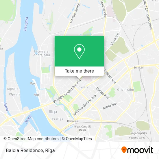 Balcia Residence map