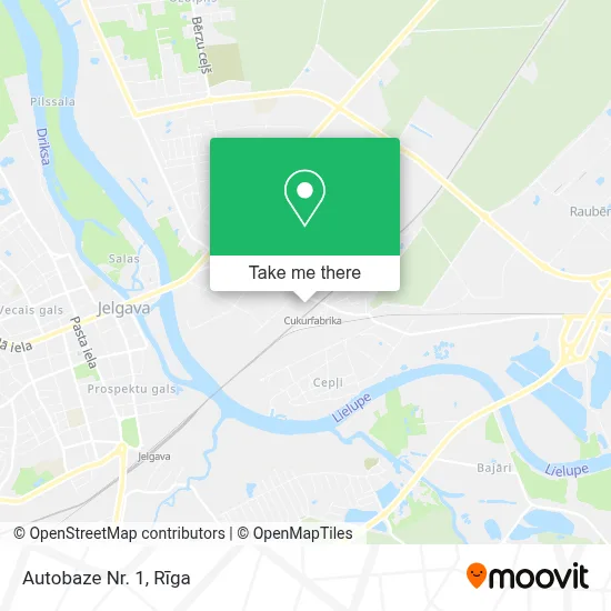 Autobaze Nr. 1 map