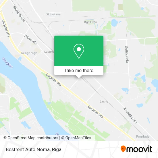 Bestrent Auto Noma map