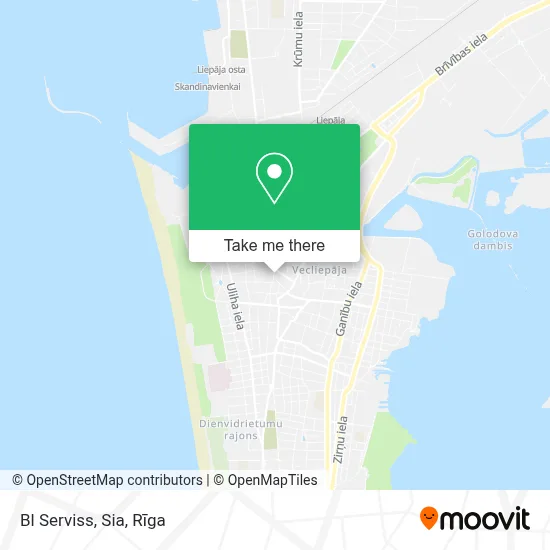 Bl Serviss, Sia map