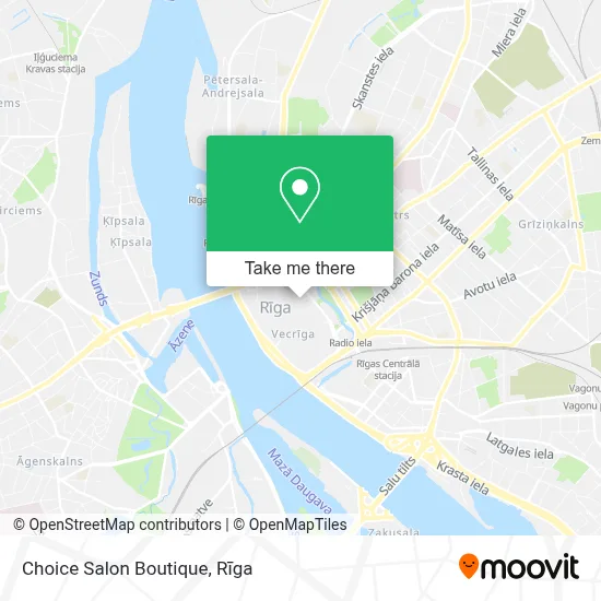 Choice Salon Boutique map