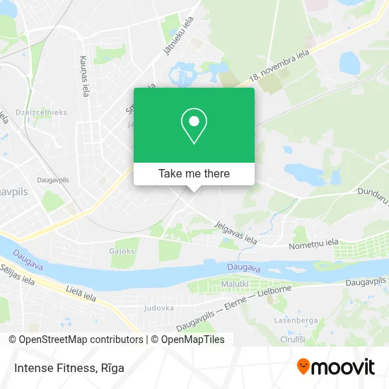 Intense Fitness map
