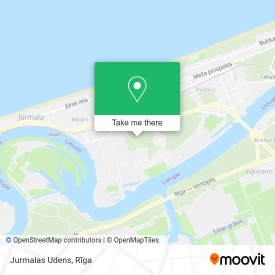 Jurmalas Udens map
