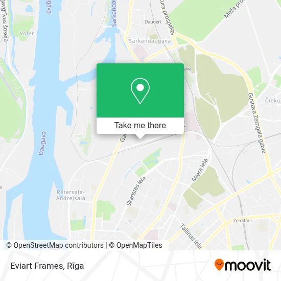 Eviart Frames map