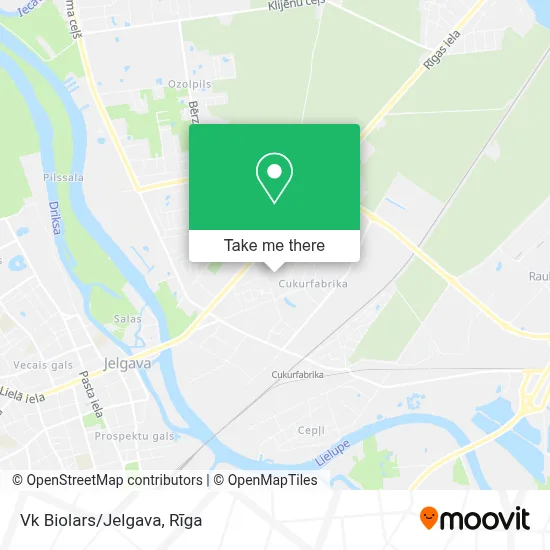 Vk Biolars/Jelgava map