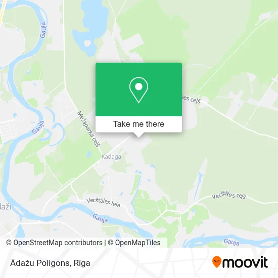 Ādažu Poligons map