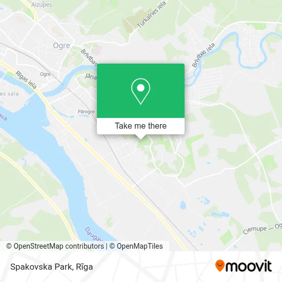 Spakovska Park map