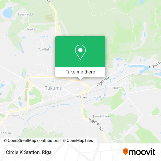 Circle K Station map