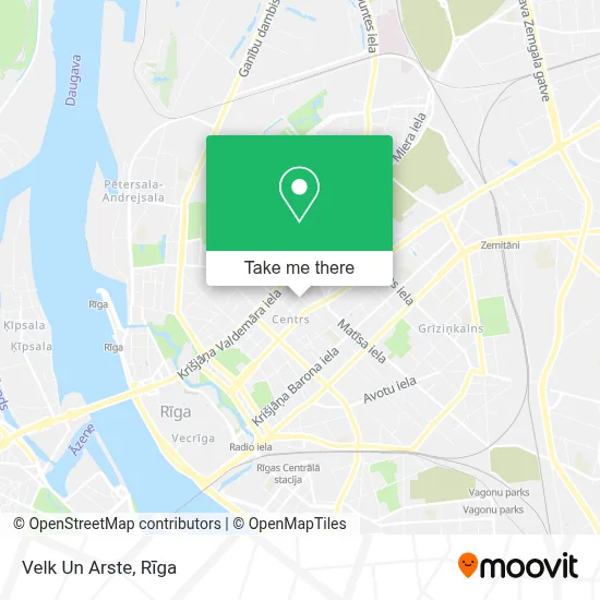 Velk Un Arste map