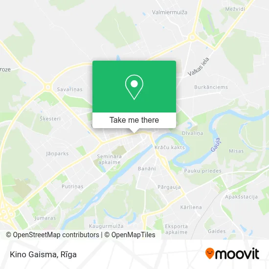 Kino Gaisma map