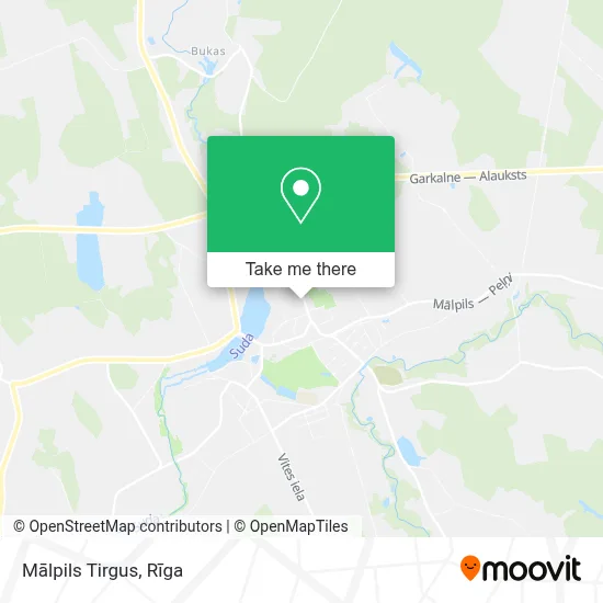 Mālpils Tirgus map