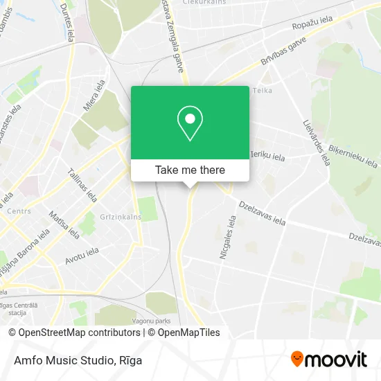 Amfo Music Studio map