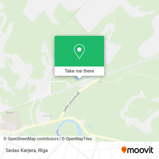 Sedas Karjera map