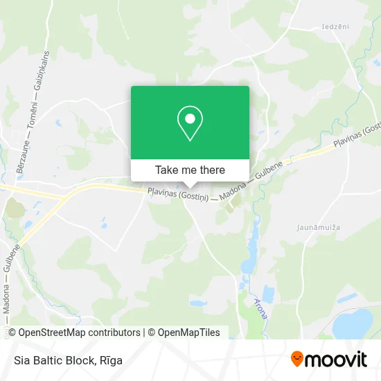 Sia Baltic Block map
