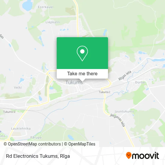 Rd Electronics Tukums map