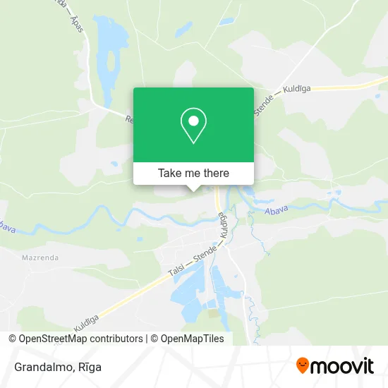 Grandalmo map
