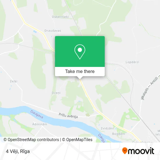 4 Vēji map