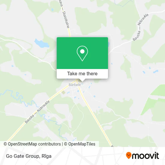 Go Gate Group map