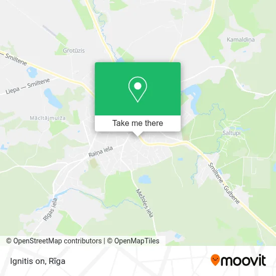 Ignitis on map