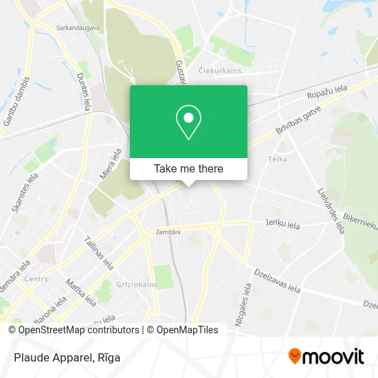 Plaude Apparel map