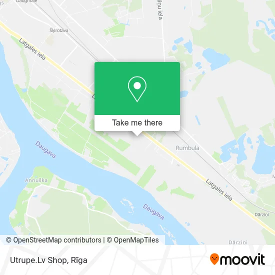 Utrupe.Lv Shop map