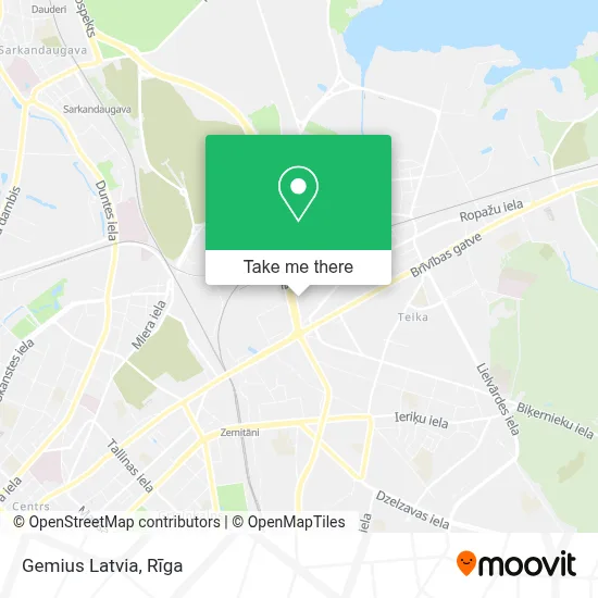 Gemius Latvia map