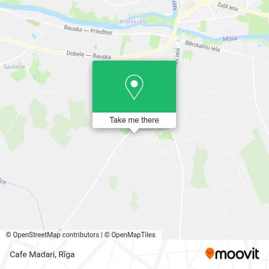 Cafe Madari map