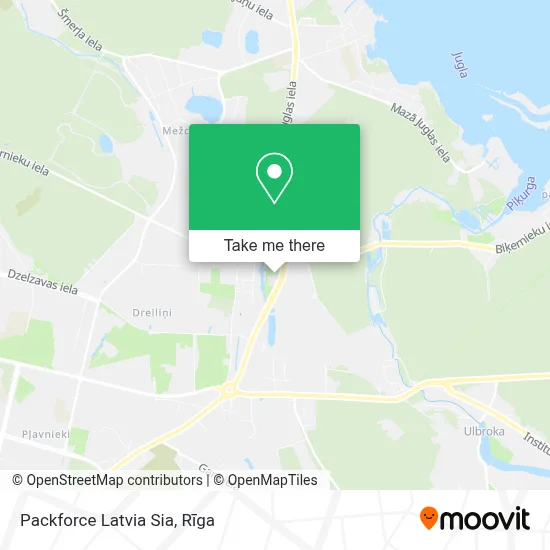 Packforce Latvia Sia map