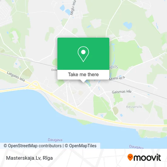 Masterskaja.Lv map