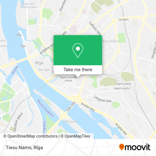 Tiesu Nams map