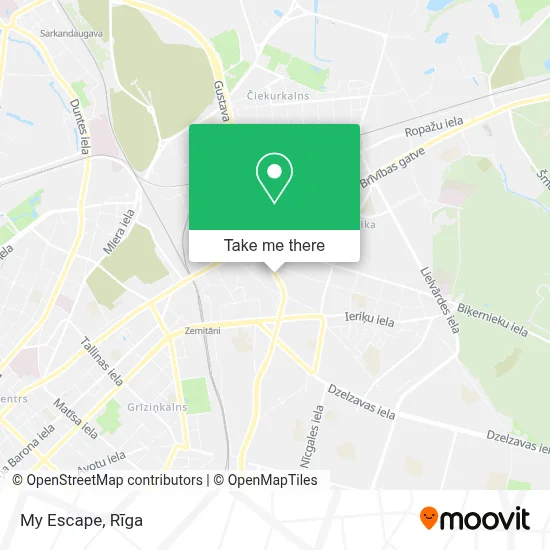 My Escape map
