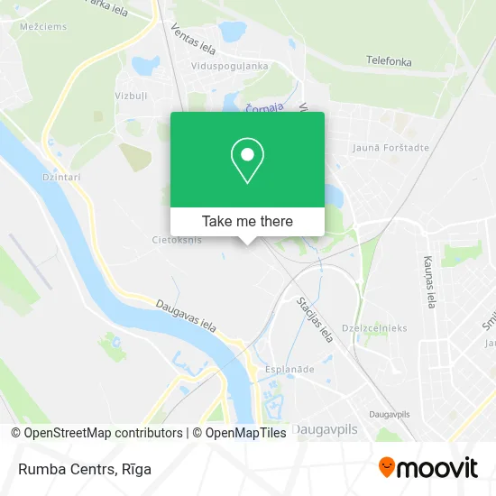 Rumba Centrs map