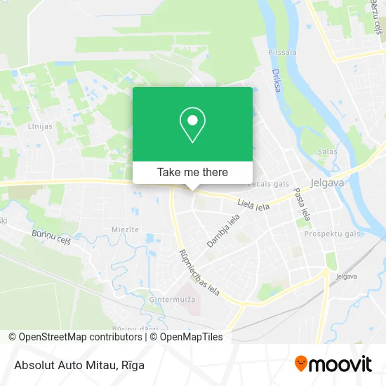 Absolut Auto Mitau map