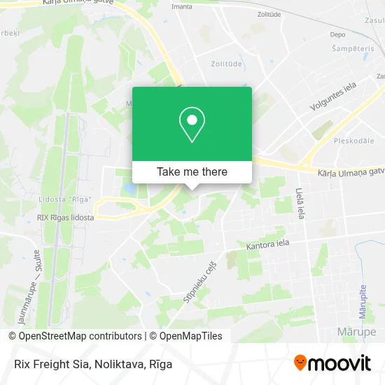 Rix Freight Sia, Noliktava map