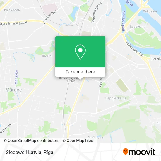 Sleepwell Latvia map