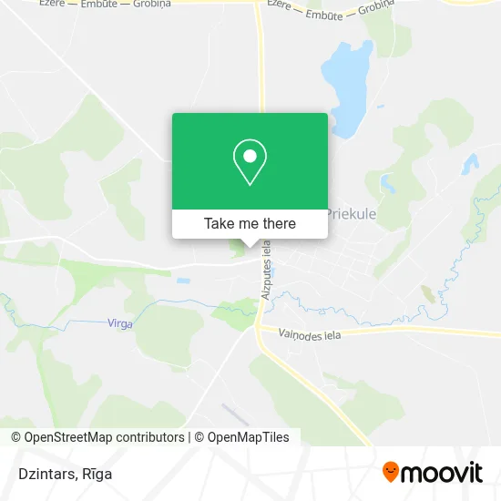 Dzintars map