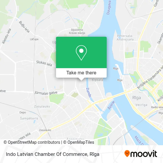 Indo Latvian Chamber Of Commerce map
