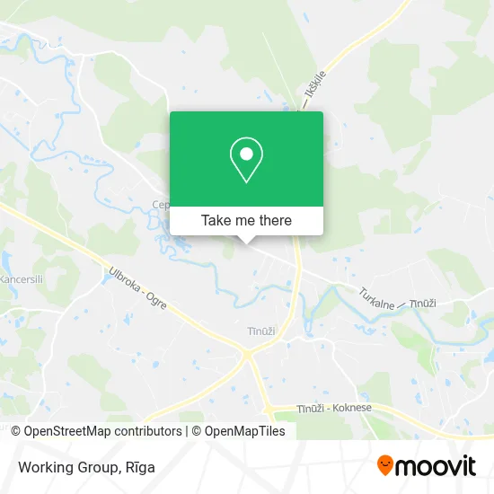 Working Group map