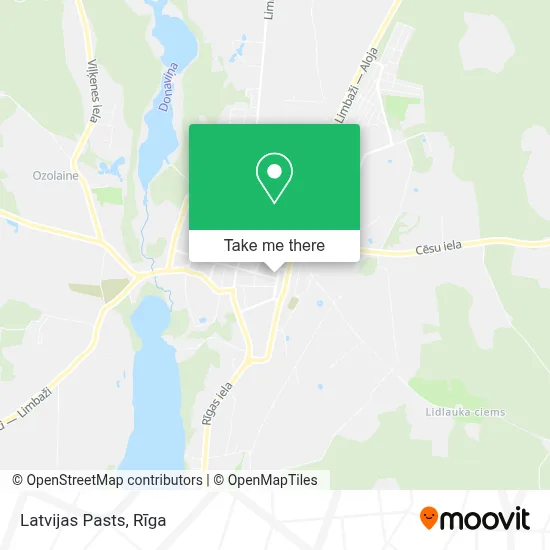 Latvijas Pasts map