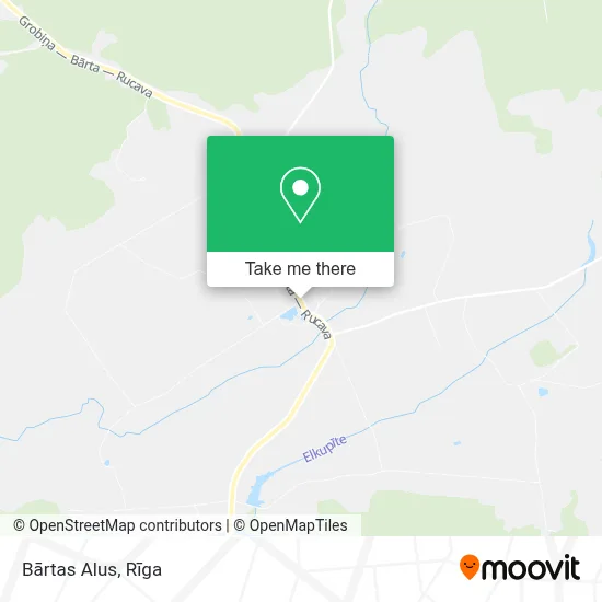 Bārtas Alus map