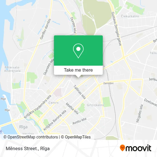 Mēness Street. map