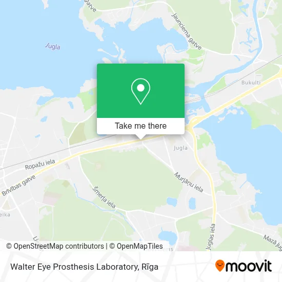 Walter Eye Prosthesis Laboratory map